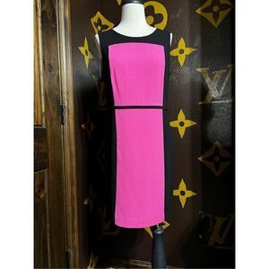 the muse basque-waist midi dress Carolyn A-Line Basque Waist Midi Dress - Pink | Occasion Dress in Sizes  XXS–6X